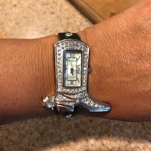 Swavorski crystal western watch